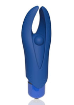 4t Demon Rechargeable Silicone Mini Clitoral Stimulating Vibrator - Blue/Blueberry