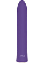 7 Function Rechargeable Slim Vibrator - Purple