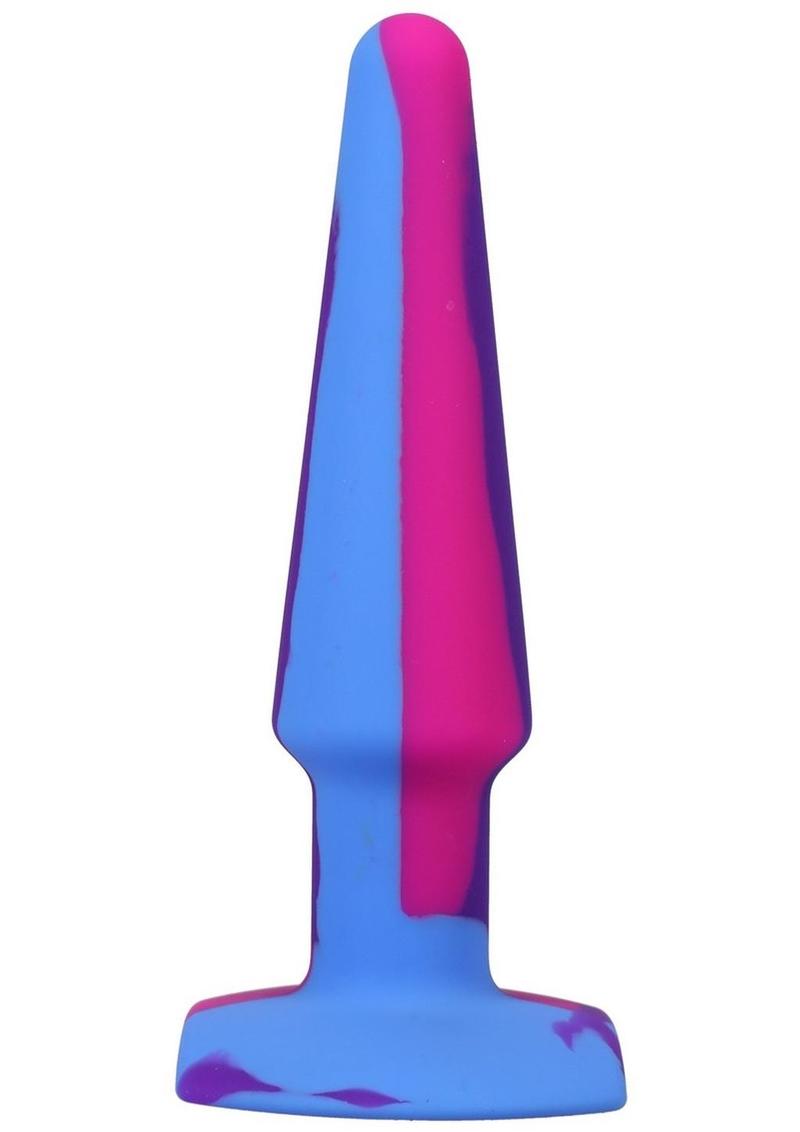 A-Play Groovy Silicone Anal Plug 5in - Fuschia - Magenta/Pink