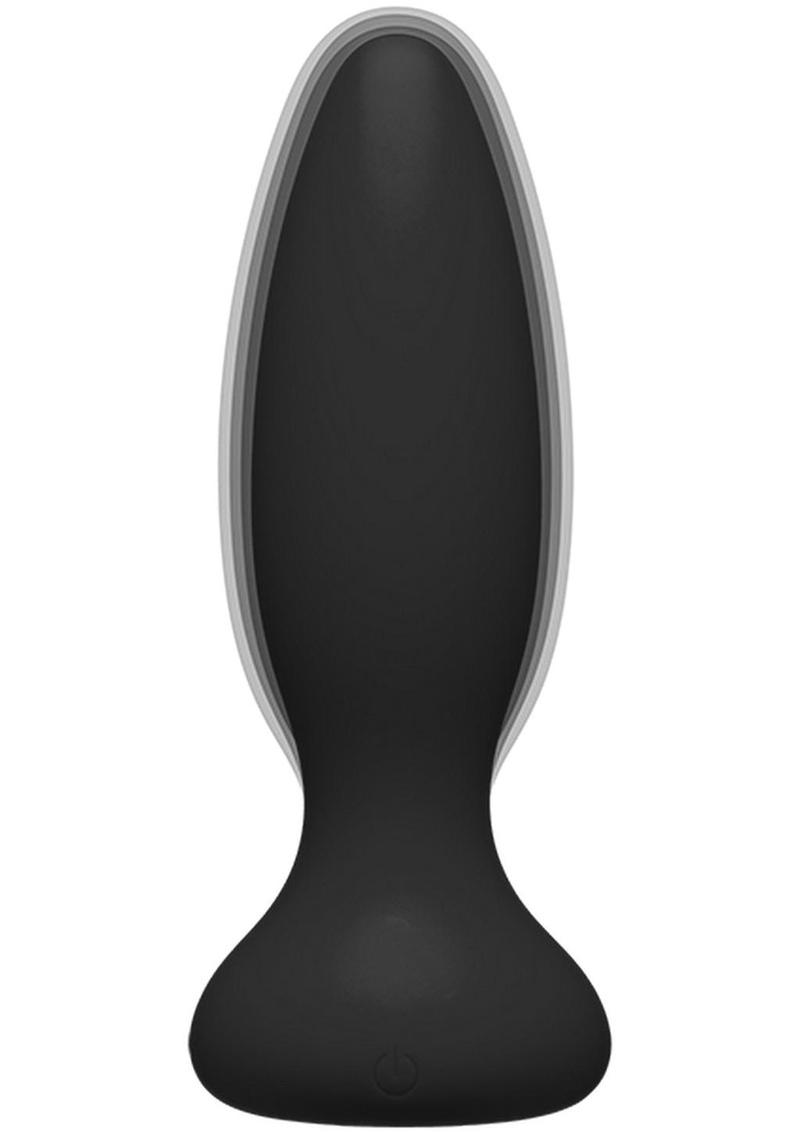 A-Play Vibe Beginner Anal Plug with Remote Control - Black