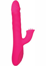 Adam and Eve - Eve's Rotating Rabbit Flicker Rechargeable Silicone Dual Stimulating Rabbit Vibrator