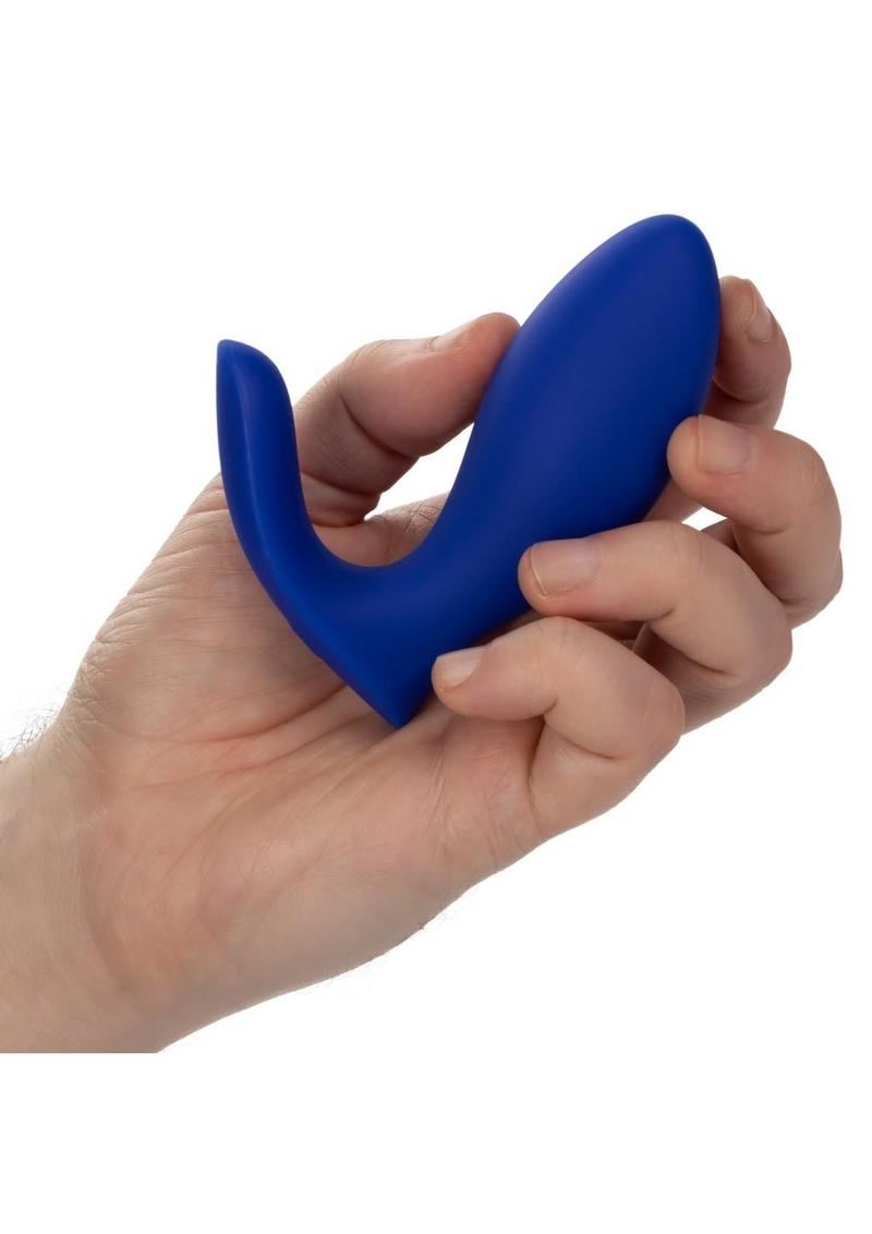 Admiral Prostate Rimming Rechargeable Silicone Probe - Blue