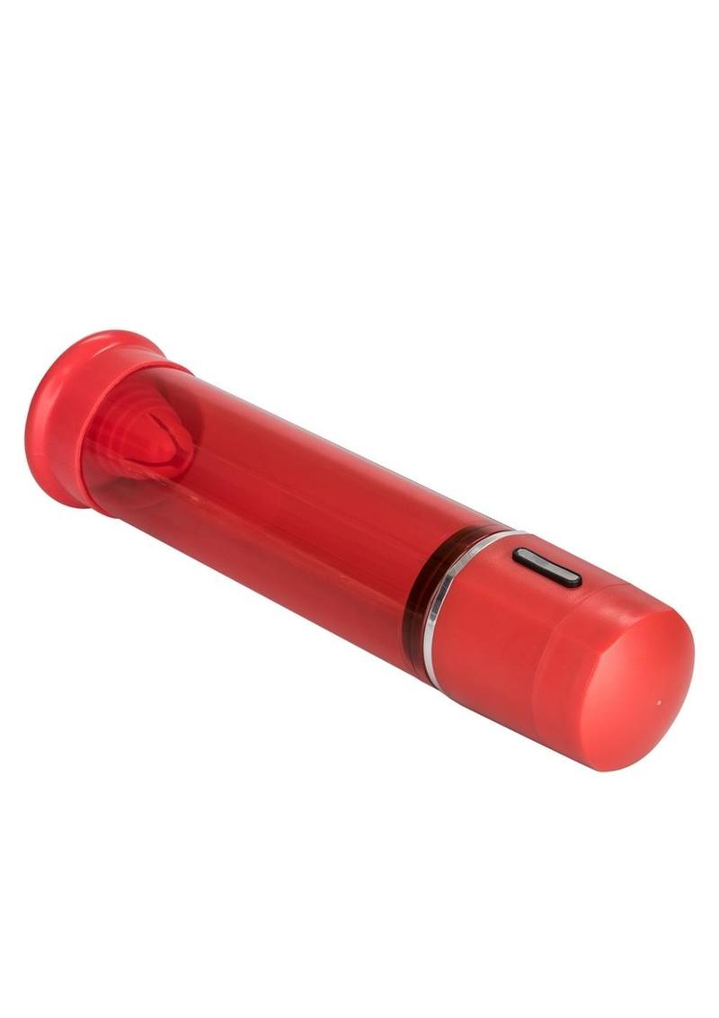 Advanced Fireman's Pump Fully Automated One-Hand Control Penis Pump - Red