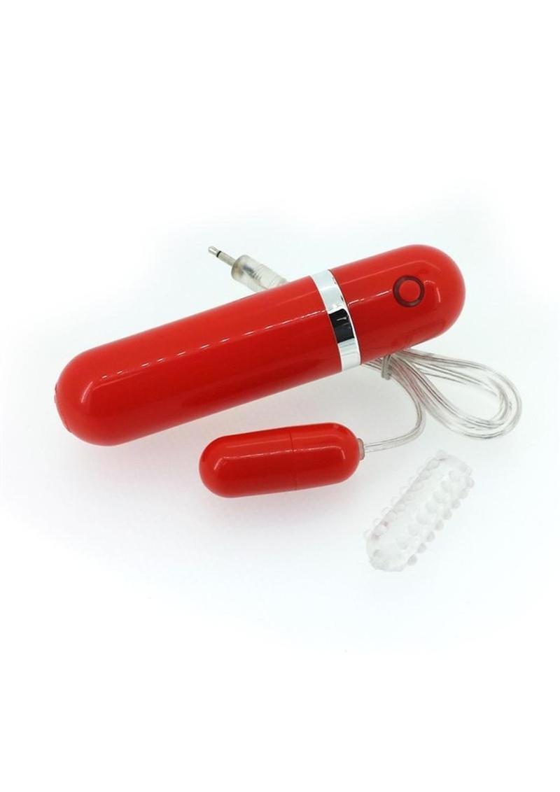 Ahhh Vibrating Bullet Of Love with Remote Control - Red