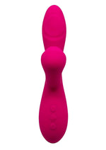 Alive Caribbean Shine Rechargeable Silicone Rabbit Vibrator - Pink