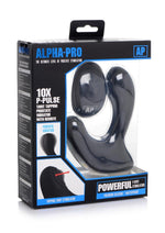 Alpha Pro 10x P-Pulse Taint Tapping Prostate Silicone Rechargeable Vibrator with Remote Control