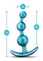 Anal Adventures Matrix Gamma Plug Silicone Anal Plug - Neptune - Teal