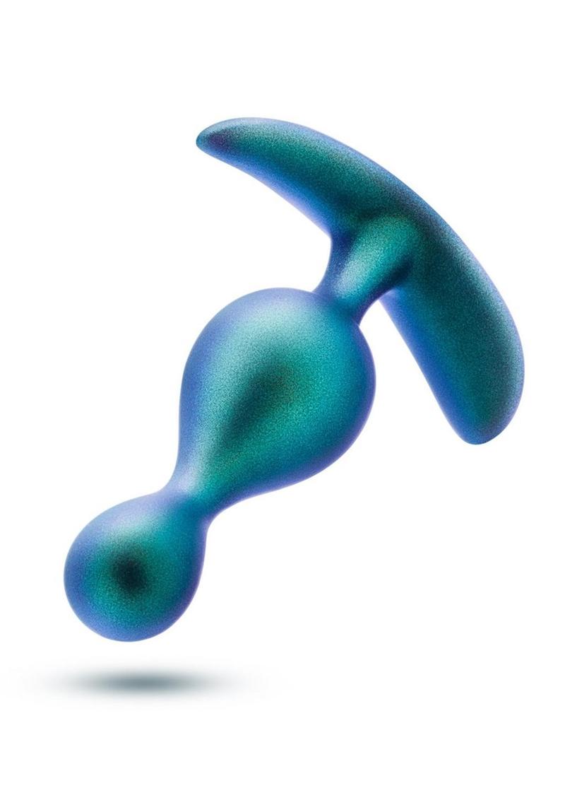 Anal Adventures Matrix Photon Plug Silicone Anal Plug - Neptune - Teal