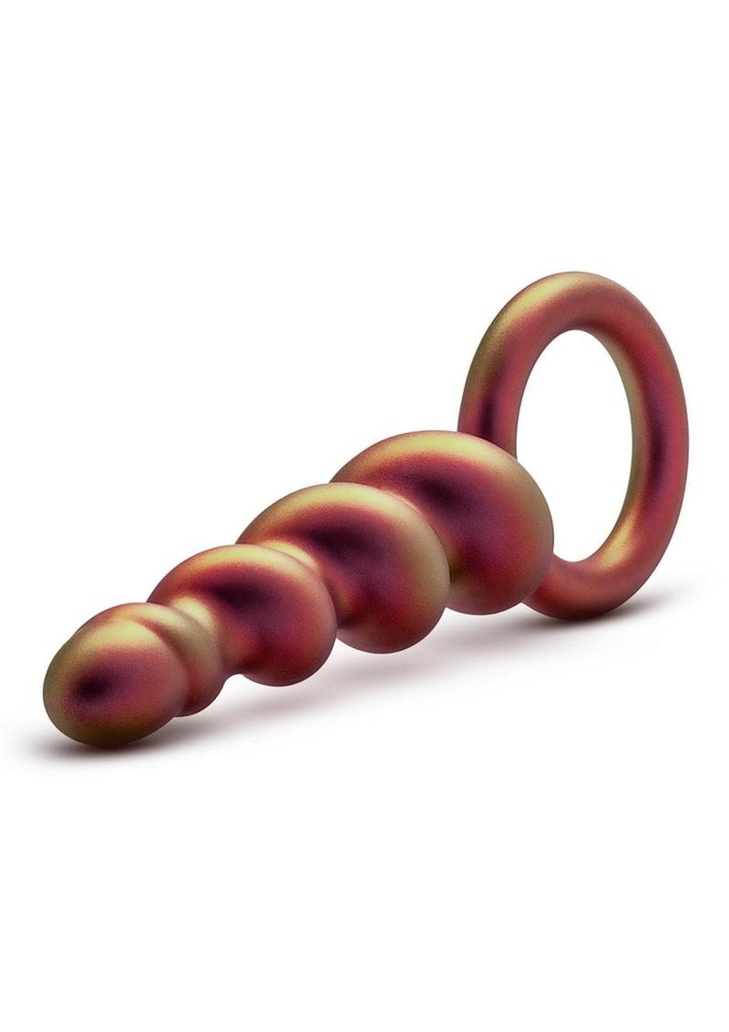 Anal Adventures Matrix Spiral Loop Silicone Plug - Brown/Copper