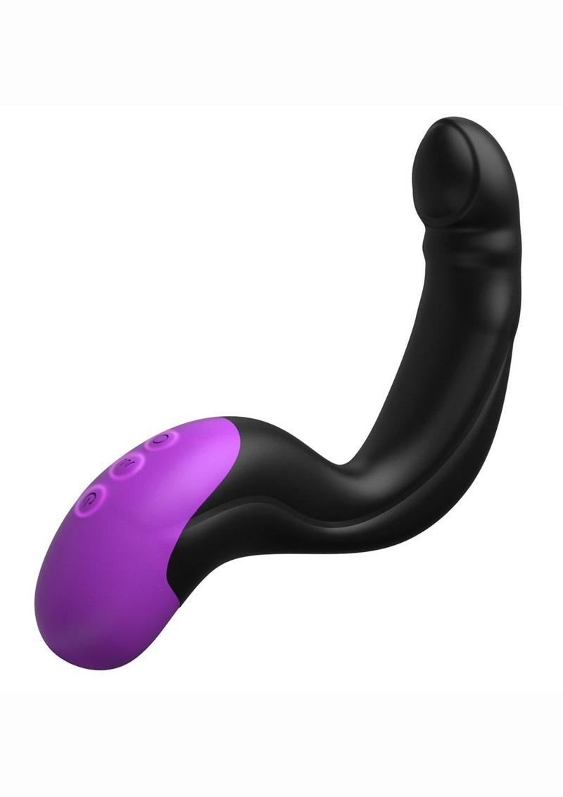 Anal Fantasy Elite Hyper-Pulse Rechargeable Silicone P-Spot Massager - Black