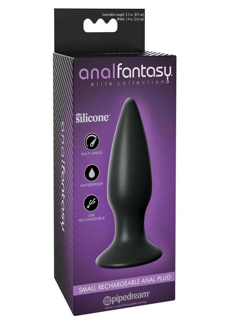 Anal Fantasy Elite Small Rechargeable Anal Plug Vibrating USB Waterproof