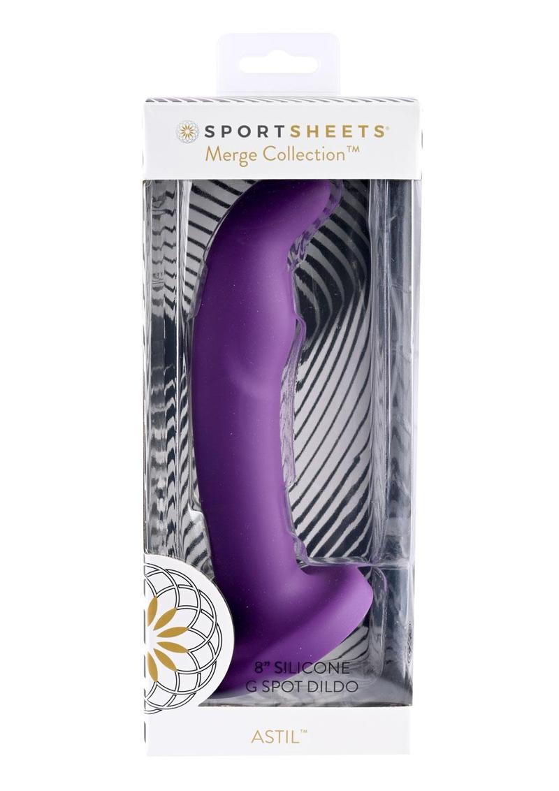 Astil Silicone Curved Dildo with Suction Cup