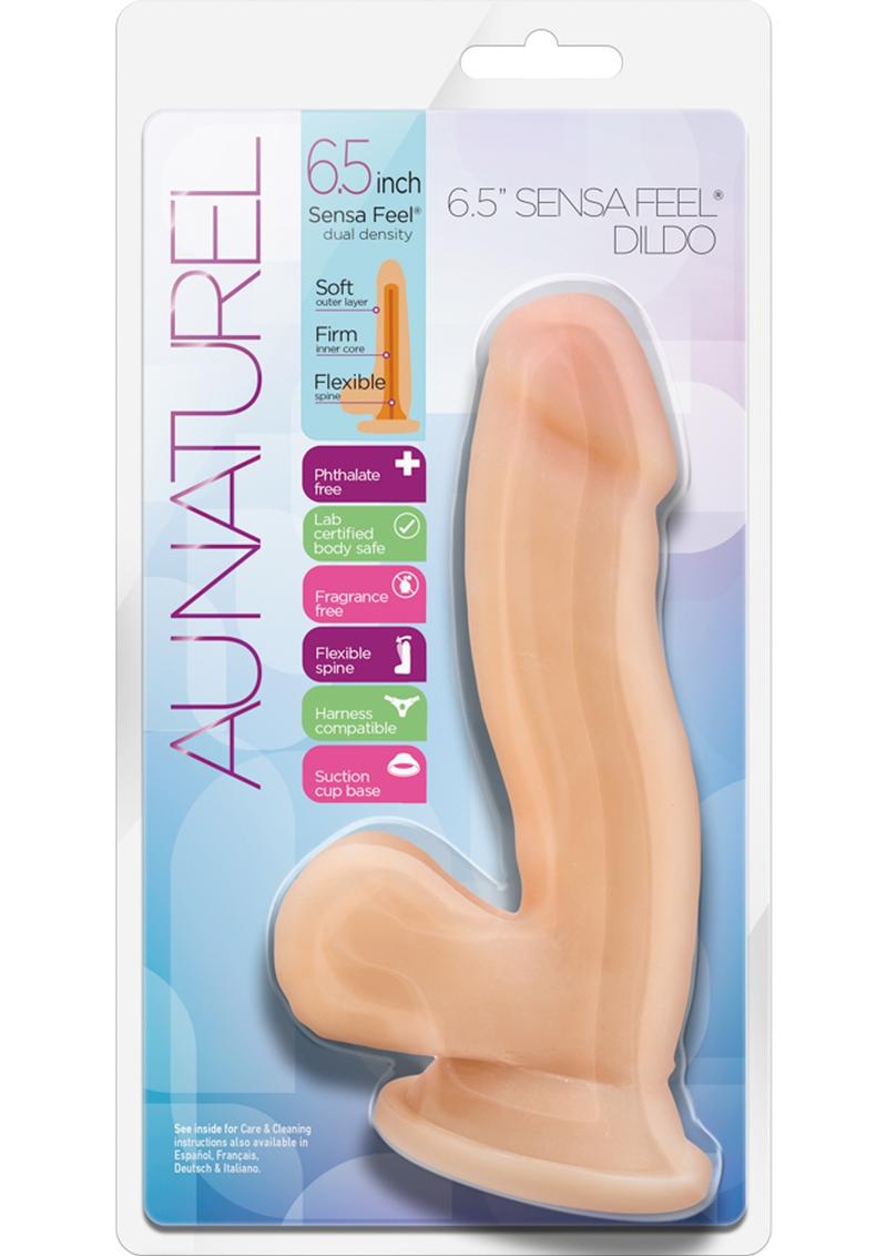 Au Naturel Sensa Feel Dildo with Suction Cup