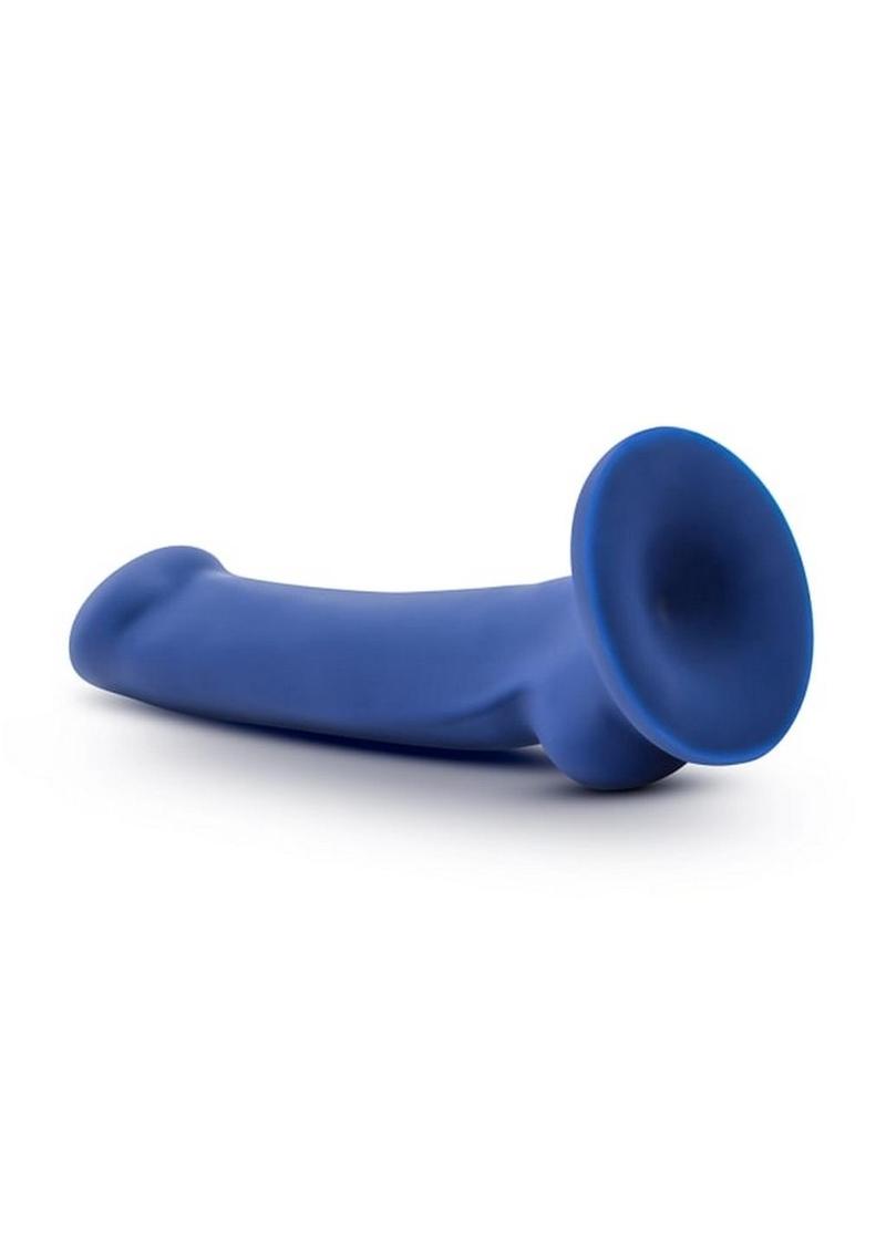 Avant D10 Ergo Mini Silicone Dildo with Suction Cup - Blue/Indigo - 6.5in