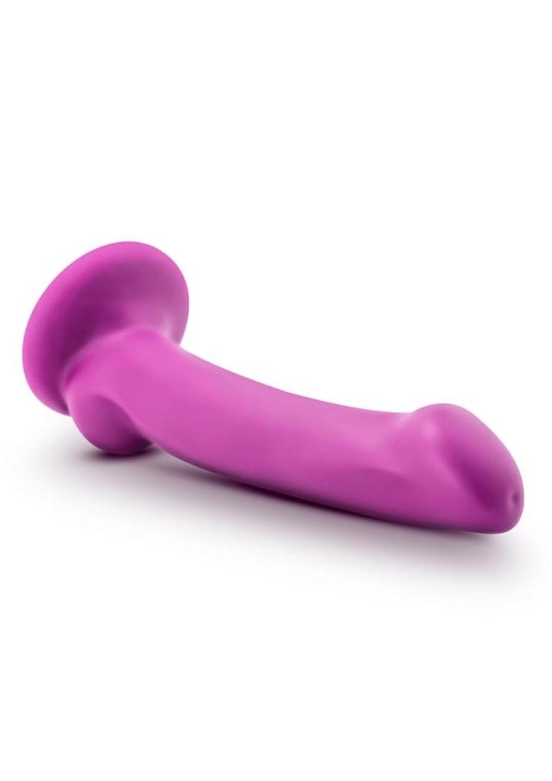 Avant D9 Ergo Mini Silicone Dildo with Suction Cup - Purple/Violet - 6.5in