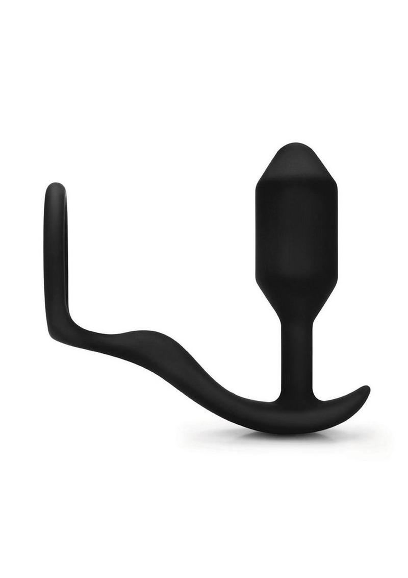 B-Vibe Snug and Tug Silicone Cock Ring and Anal Plug