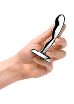 B-Vibe Stainless Steel Prostate Plug - Silver