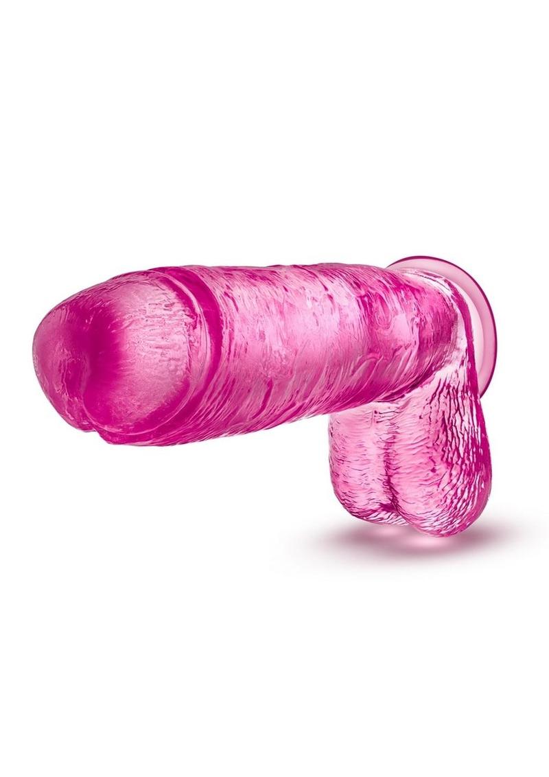 B Yours Plus Big N' Bulky Realistic Dildo with Suction Cup - Pink