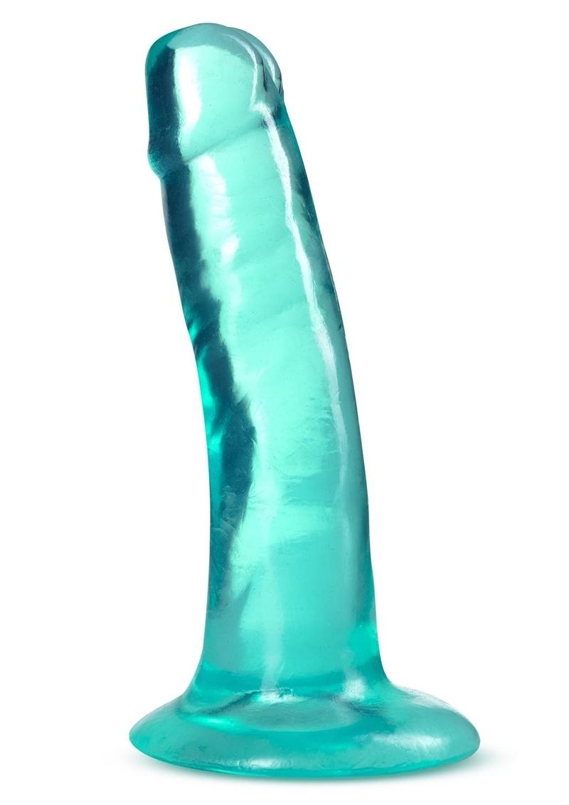 B Yours Plus Hard N' Happy Realistic Dildo - Teal - 5.5in