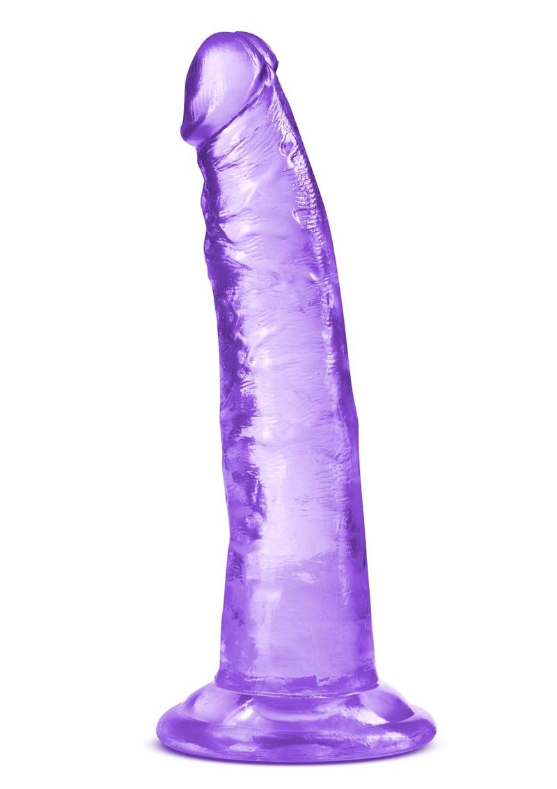 B Yours Plus Lust N' Thrust Realistic Dildo - Purple - 7.5in