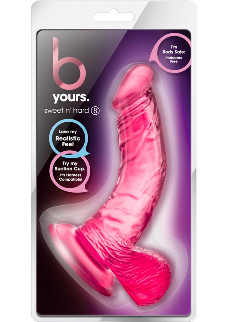 B Yours Sweet N' Hard 8 Dildo with Balls