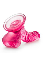 B Yours Sweet N' Hard 8 Dildo with Balls - Pink - 6.5in