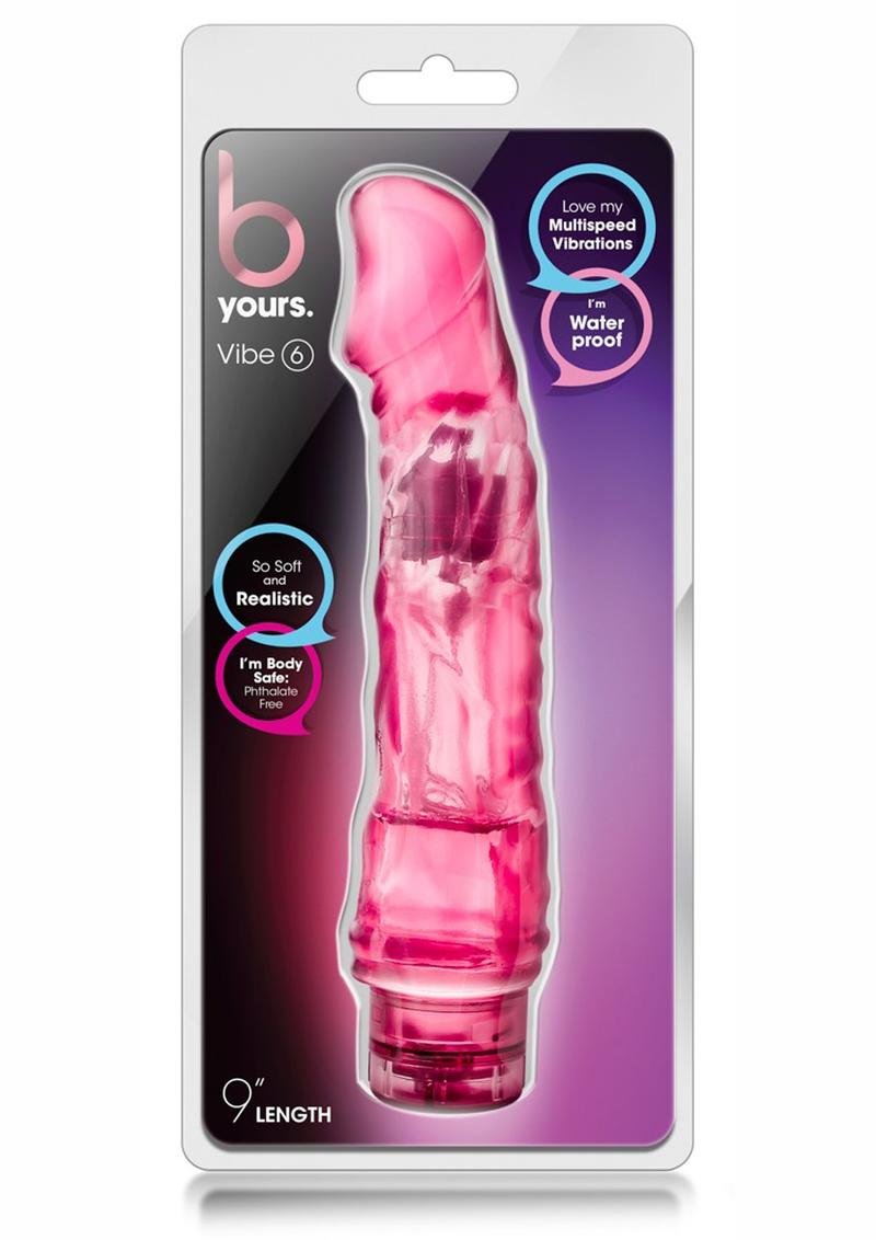 B Yours Vibe 6 Vibrating Dildo