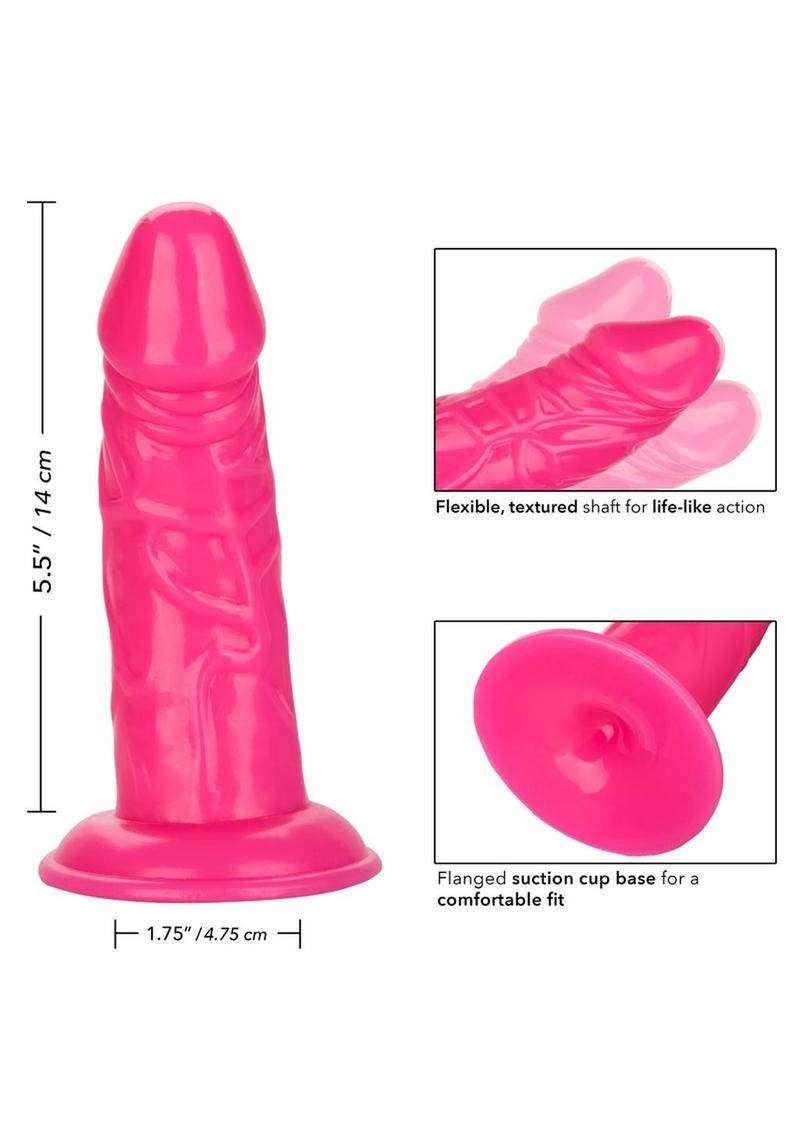 Back End Chubby Suction Cup Base Anal Plug Waterproof - Pink