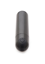 Bang! 10x Vibrating Metallic Rechargeable Bullet Vibrator - Black