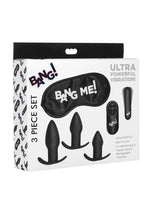 Bang! Backdoor Adventure Rechargeable Silicone Butt Plug Kit