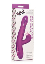 Bang! Thrusting and Sucking Rechargeable Silicone Rabbit Vibrator