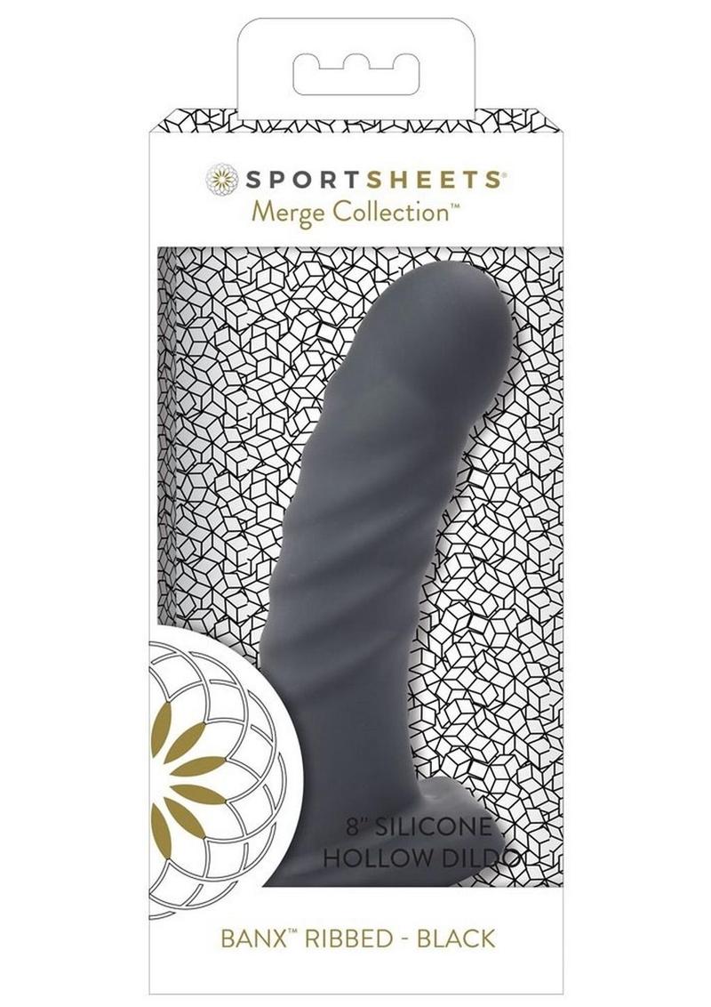 Banx Ribbed Hollow Dildo