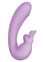 Blaze Bunny Thumper Rechargeable Silicone Vibrator - Lavender/Purple