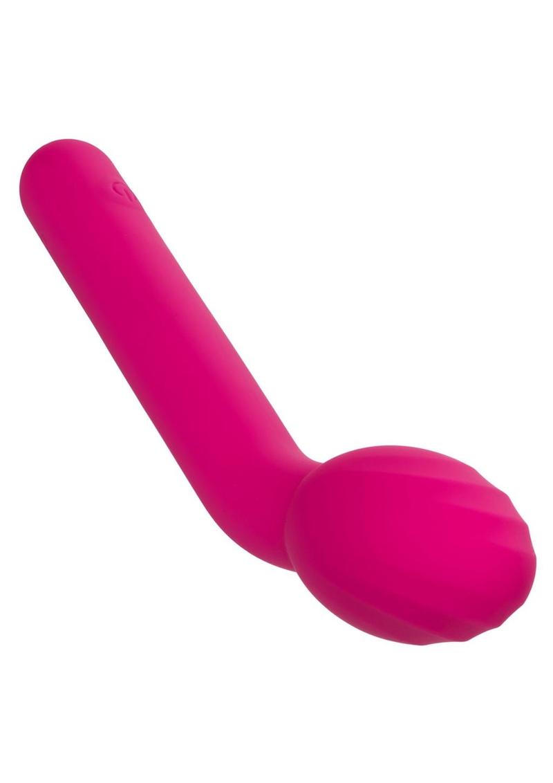 Bliss Liquid Silicone Mini Tulip Rechargeable G-Spot Vibrator - Pink