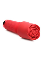 Bloomgasm Pleasure Rose-Petite Mini Silicone Rechargeable Rose Wand - Red