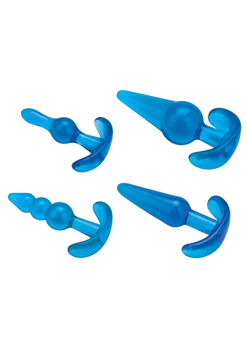 Blue Line Anal Training - Blue - 4 Piece/Set