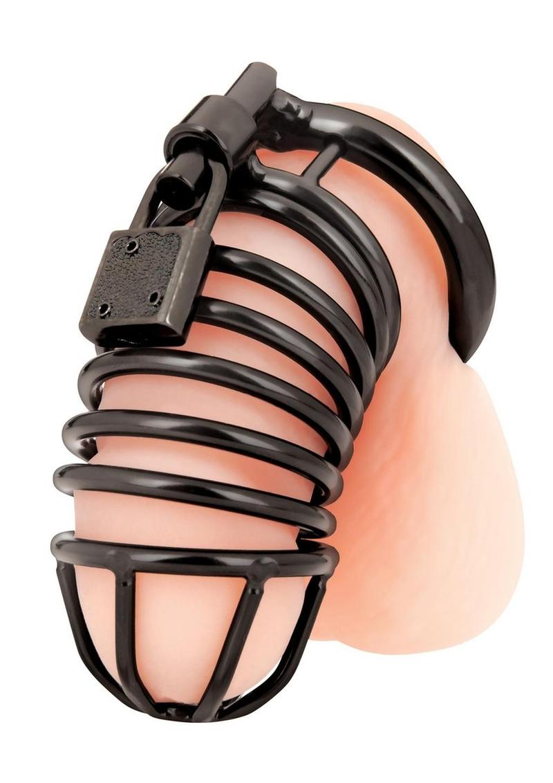 Deluxe Chastity Cage - Black