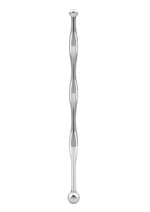 Blue Line Wavy Urethral Sound 6in - Stainless