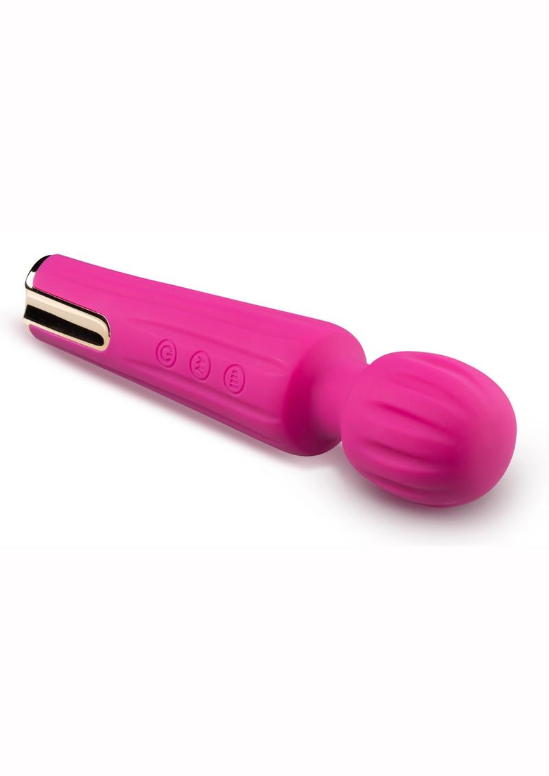 Lush Allana Velvet Rechargeable Silicone Wand Vibrator