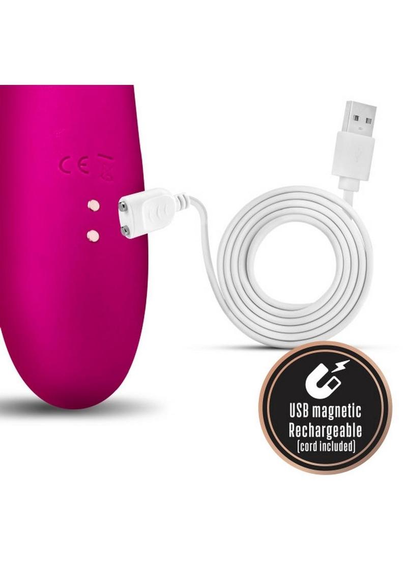 Lush Kira Rechargeable Silicone Rabbit Vibrator - Velvet