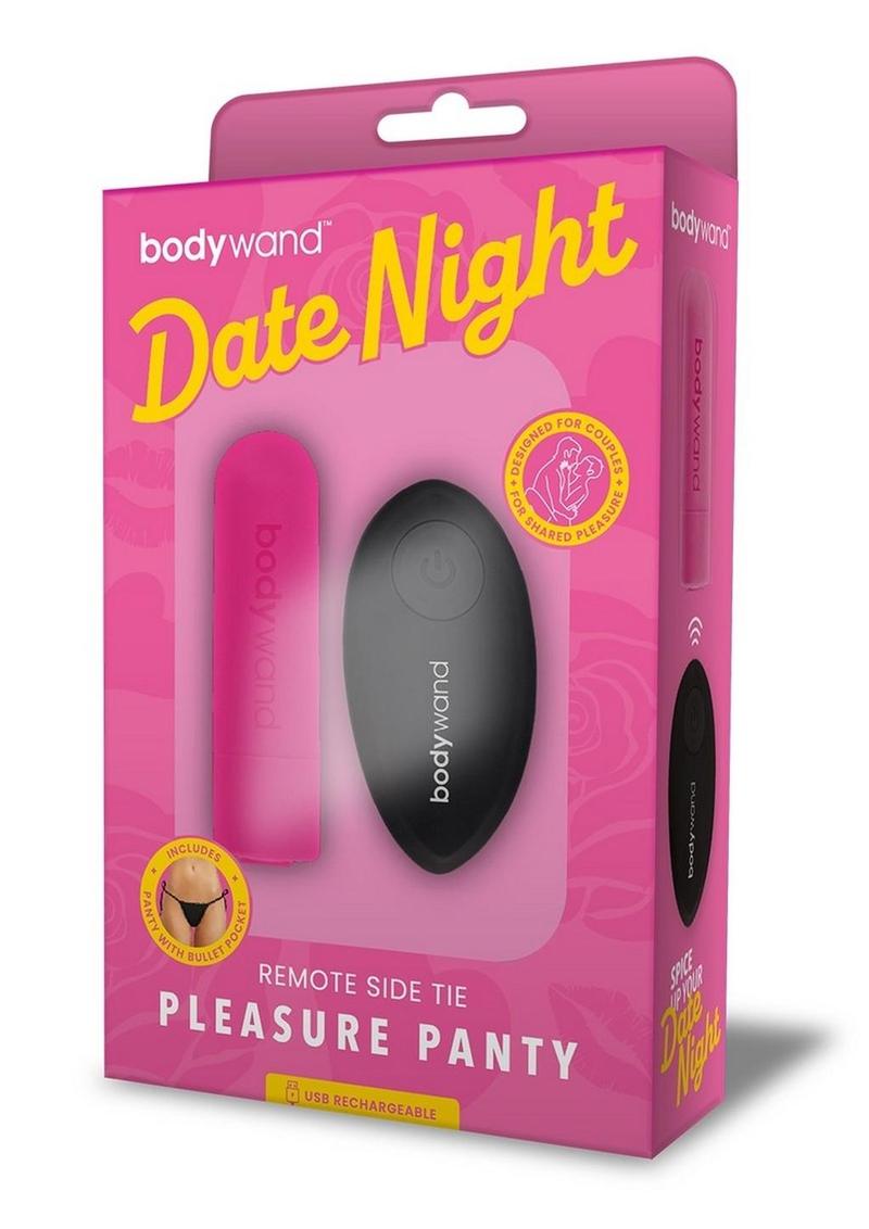 Bodywand Date Night Rechargeable Silicone Egg with Remote Control and Side-Tie Panty