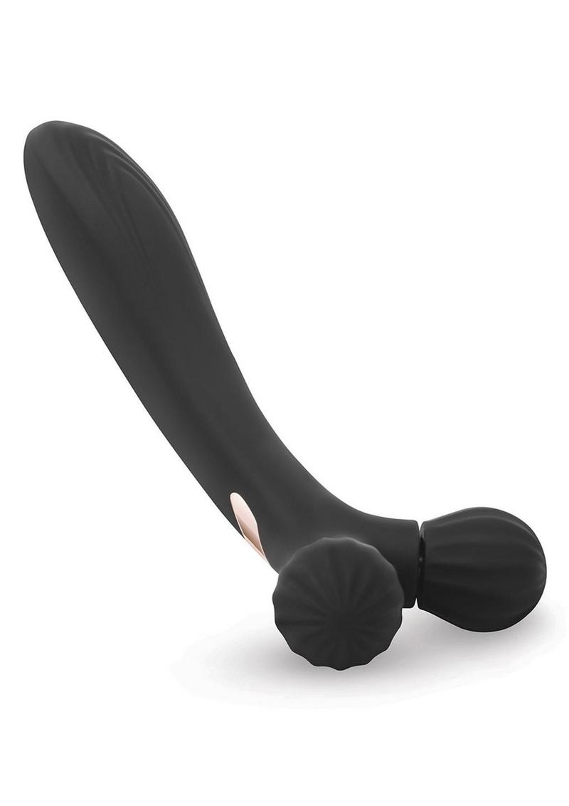 Bodywand Id Roller Rechargeable Silicone All In One Massager - Black