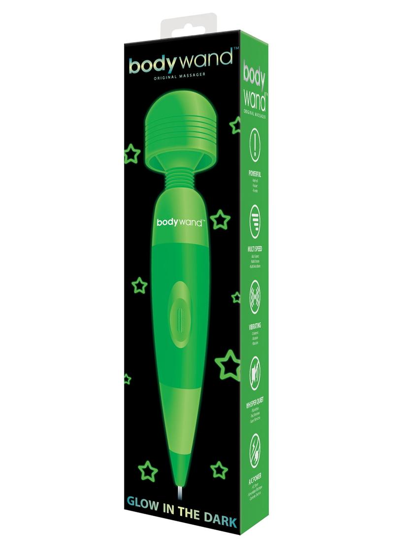 Bodywand Original Massager with AC Power Cord - Glow In The Dark/Green