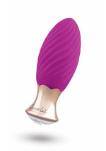 Bodywand Socialite Lola Rechargeable Silicone Vibrator - Gold/Purple