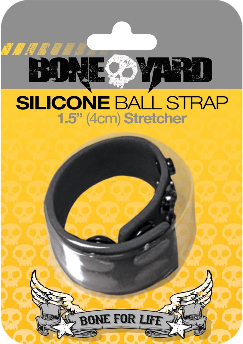 Boneyard Silicone Ball Strap 1.5in Stretcher - Black