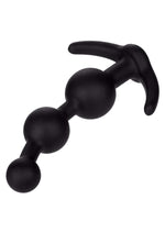 Booty Call Booty Beads Silicone Anal Beads - Black