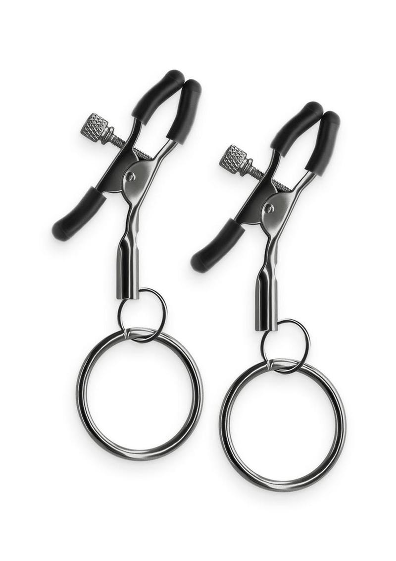 Bound Nipple Clamps C2 - Gray/Grey/Gun Metal/Metal