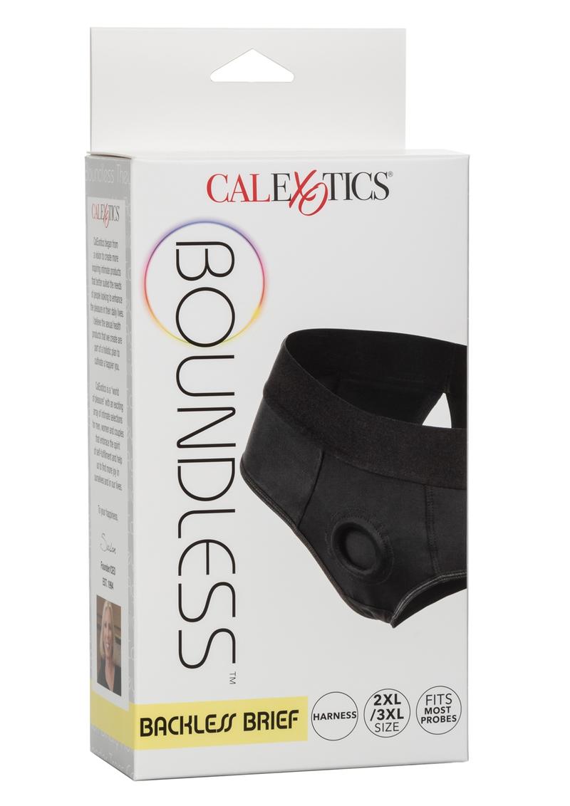 Boundless Backless Brief Harness - Black - 3XLarge/XXLarge