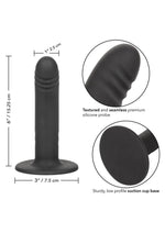 Boundless Silicone Ridged Probe - Black - 6in