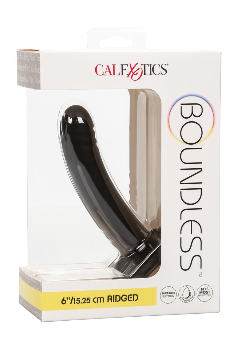 Boundless Silicone Ridged Probe - Black - 6in